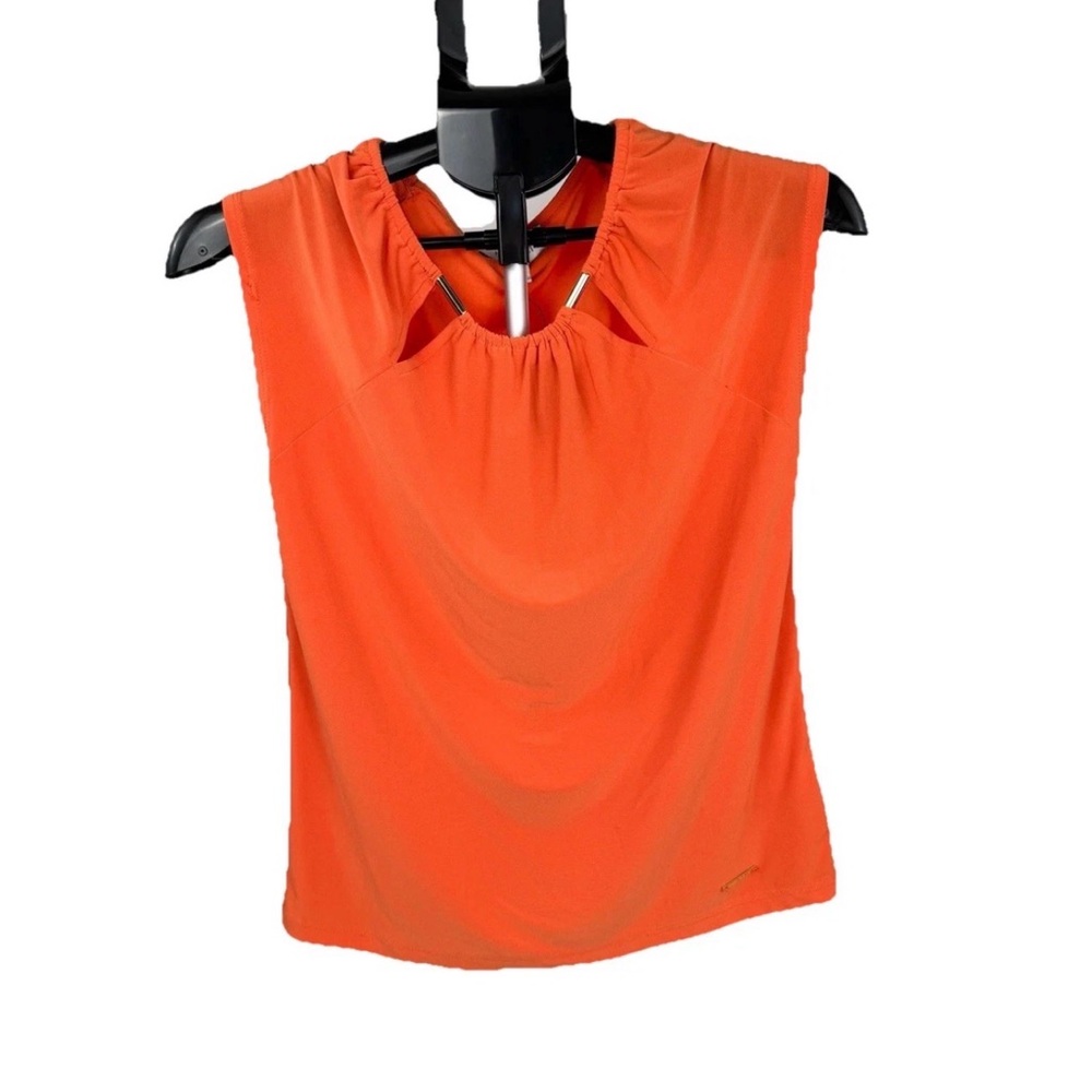 Nine West Vibrant Orange Women's Blouse